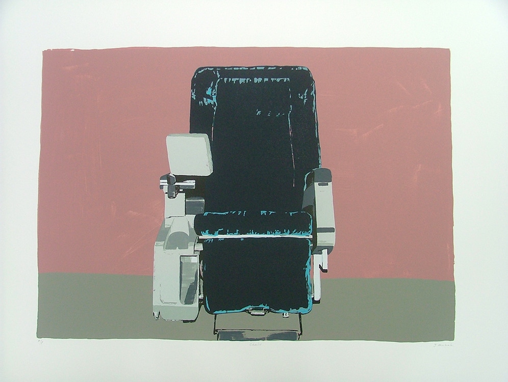 Janice McNab, Tanks and Chairs, The Chair Paintings, ‘Chair’ (2003), silk screen