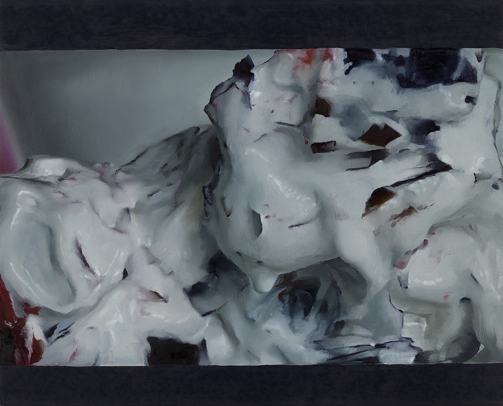 Janice McNab, The Ice Cream Paintings, ‘Things Fall Apart’ (2014), 40x50cm, oil on linen