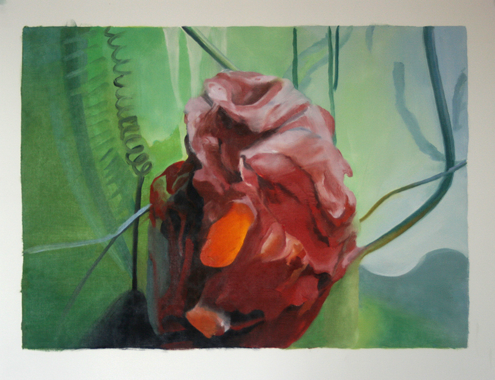 Janice McNab, The Ice Cream Paintings, ‘Lollipop’ (2013), 50x65cm, oil on oil paper