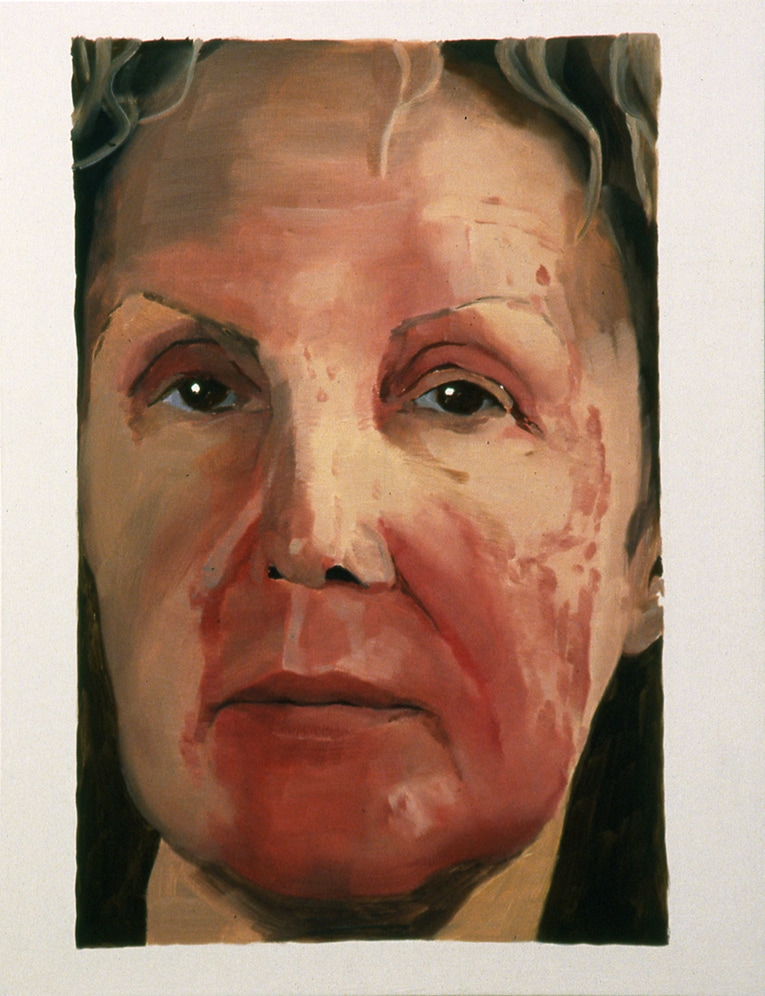 Janice McNab, The Isolation Paintings, ‘Bettina, London’ (1999), 50x38cm, oil on board